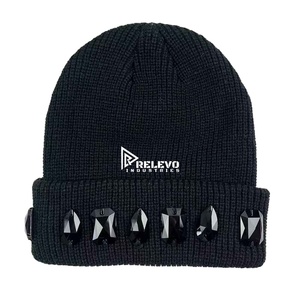 Plain Wholesale 180Gsm High Quality Solid Color <b>Knitted</b> <b>Beanies</b> for Men Autumn Winter Outdoor Warm Hot Price - Product Image 2