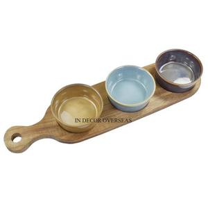 Fournitures d'ustensiles de cuisine pour la maison et l'hôtel de haute qualité en bois de forme unique Articles alimentaires Plateau de service à un prix impressionnant - Product Image 1