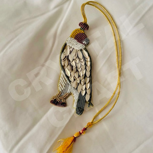 CRYSTAL CRAFT Perles de rocaille de luxe à paillettes motif Aigle, Breloques étoiles personnalisées mignonnes pour usage quotidien, Cadeau chrétien pour enfants, Nouvelle tendance - Product Image 1