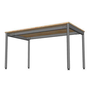Escritorio de Computadora Moderno de Madera Sólida Serie OMA II de 140x80cm con Almacenamiento y Ensamblaje Modular - Product Image 4