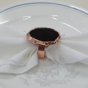 Juego de Anillos para Servilletas de Resina Acrílica Moderna, Elegante, Duradero y Ecológico, Accesorio de Mesa para Decoración de Hogar, Hotel y Banquetes - Product Image 1
