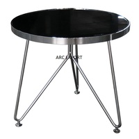 Tapa de mármol blanco de forma redonda Vintage con mesa con forma de mariposa de Color dorado para el hogar, sala de estar, mesa auxiliar decorativa a la venta