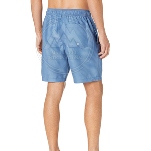 กางเกงขาสั้นผู้ชายแบบลำลองสีล้วนสำหรับกิจกรรมกลางแจ้งย้อมสีล้วน100% ผ้าฝ้ายและตาข่ายสไตล์ใหม่ - Product Image 3