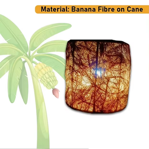 Luminaire suspendu en bambou au design luxueux pour l'éclairage de la salle à manger du salon moderne - Product Image 6