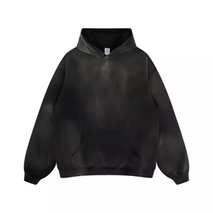 Alta calidad Hip Hop personalizado polar bordado estampado Unisex sudaderas con capucha y sudaderas de cuerpo completo con cremallera cara Streetwear sudaderas con capucha para hombres - Product Image 4