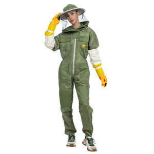 Traje de Apicultura Transpirable de Primera Calidad, Ropa de Trabajo Protectora Ventilada con Velo de Protección para Mayor Comodidad, Seguridad y Recolección de Miel - Product Image 3