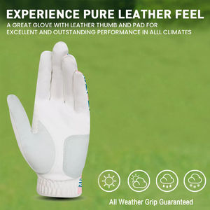 ถุงมือกอล์ฟเกรซไวท์ รุ่นคลาสสิค ถุงมือกอล์ฟแบบคลาสสิค บรรจุภัณฑ์แบบกำหนดเองได้ รับสั่งทำตามแบบที่ต้องการ สำหรับผู้ชายและผู้หญิง - Product Image 5