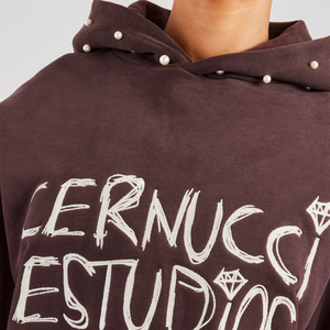 Sudadera con Capucha de Estilo Francés para Mujer, de Primera Calidad, Transpirable, Superventas, Personalizada, con Estampado Puff, Estilo Deportivo Holgado - Product Image 2