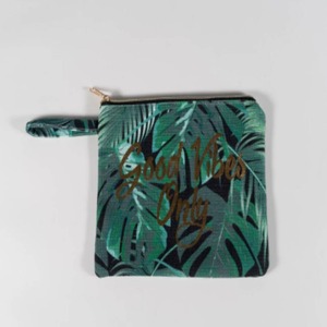 Bolsa de viaje ecológica para brochas de maquillaje con logotipo personalizado, bolsa de cosméticos de tela de algodón lavable con cremallera, estuches de cosméticos - Product Image 2