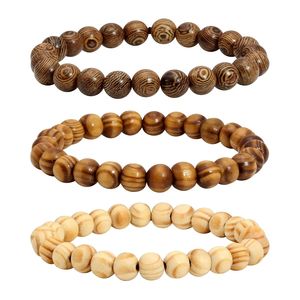 Pulsera de tendencia de madera con pulsera de latón Conjunto de pulsera de madera para mujer Corte de corazón redondo Regalo de moda INDIA ART PLACE - Product Image 4