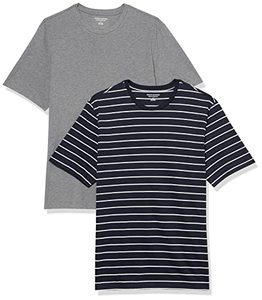 Camiseta Deportiva Personalizada para Hombre, Informal, de Punto, a Rayas, de Secado Rápido, Transpirable, Ajustada, para Entrenamiento, Gimnasio, Ejercicio al Aire Libre - Product Image 1