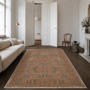 <b>Rug</b> Weavers RW3051 Peony Moss Floral Washable <b>Rug</b> Dropshipping Wholesale Washable Chenille 10 Sizes - Product Image 6