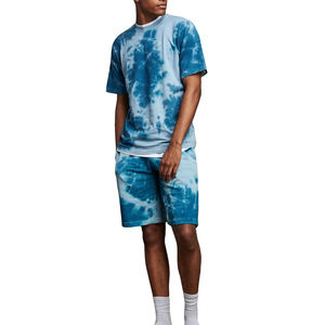 Ensemble short et survêtement d'été unisexe avec logo personnalisé Hommes Femmes Tenues décontractées 2 pièces avec tissu tricoté Survêtements unisexes - Product Image 6