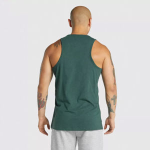 Débardeur personnalisé OEM pour hommes de taille XL, vêtements d'été décontractés en coton et élasthanne, de sport et de fitness pour la musculation - Product Image 4