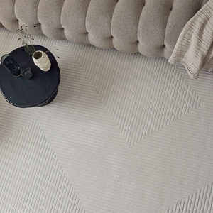 Tapis géométrique crème Carmel 6040 80x150 cm – Ensemble de décoration intérieure élégant - Product Image 5