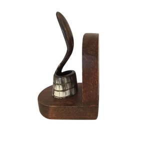 Luxury Handcrafted Wooden Bookends Customized Modern Design for Home <b>Table</b> <b>Top</b> <b>Decoration</b> Bulk Supply From India - Product Image 3