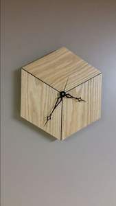 NATURAL CUSTOMIZED WOODEN WALL <b>CLOCK</b> FOR ELEGANT HOME DECOR <b>MODERN</b> Bamboo Body with Natural Rosh for Wedding Occasions - Product Image 6