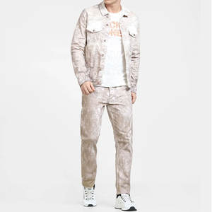 Ropa de moda a prueba de viento Hombres Jeans Chaqueta Venta caliente Diseño de logotipo personalizado Transpirable Hombres Chaqueta de invierno - Product Image 5