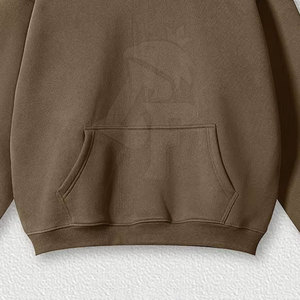Sudaderas con capucha de hombro para hombre caído con estilo de talla grande a la moda, tela suave cómoda, perfecta para uso informal y diario - Product Image 2
