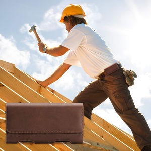 Nueva Cartera Bifold de Cuero Marrón para Hombre, Cartera Delgada con 8 Ranuras para Tarjetas, Fundas de Cuero para Móvil - Product Image 6