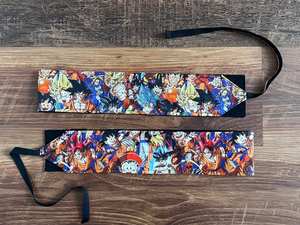 Muñequeras de Anime con sublimación personalizada, 2 uds., equipo de entrenamiento físico de algodón suave de alta calidad, fuerza de tracción impresa para adultos - Product Image 4