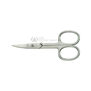 Tijeras rusas para manicura, hoja recta de acero inoxidable, Tijeras para uñas de belleza, tijeras afiladas para cutículas/superficie de corte 2024 - Product Image 2