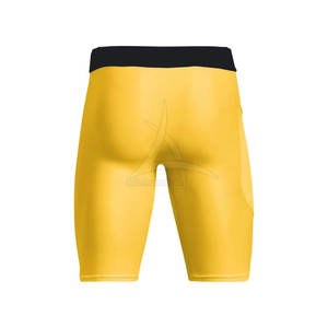 Meilleure vente Short de compression pour homme taille élastique solide décontracté haute qualité Spandex/Polyester séchage rapide - Product Image 2