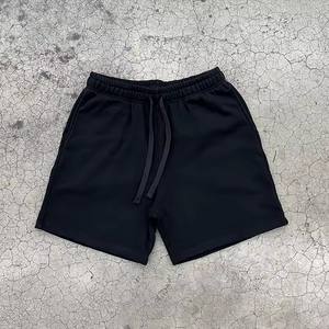 Shorts pour hommes en coton français de qualité supérieure, style streetwear, taille élastique, taille extra large - Product Image 3