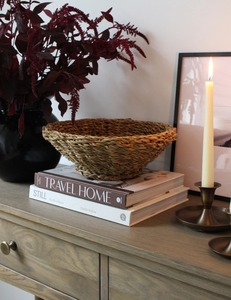 Bol en jonc de mer tissé ensemble de 3 vaisselle naturelle décor de présentation de repas attrayant produits vietnamiens en gros écologiques - Product Image 4