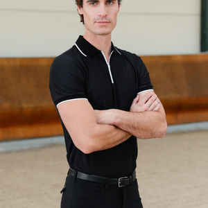 Camiseta de Manga Corta para Montar a Caballo 2026, Transpirable, para Hombre, Personalizable con Servicio OEM - Product Image 5