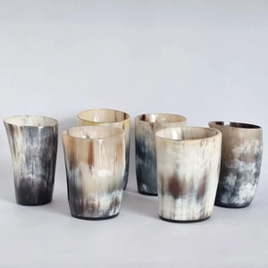 Personnalisé Gravé Buffalo Viking Corne À Boire Tasse Sculpté À La Main Verre Doublé Café Bière Décor Unique Qualité D'exportation Cadeaux - Product Image 4