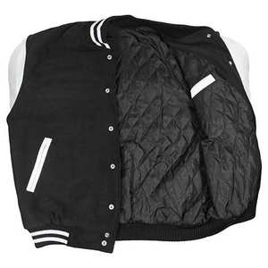 Chaqueta Universitaria Cuadrada para Hombre, Chaqueta de Béisbol Deportiva de Invierno con Logotipo Personalizado Bordado al por Mayor, Chaqueta Universitaria de Lana para Hombre - Product Image 3