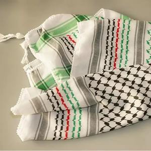 Shemagh-Material de algodón 100% de la mejor calidad, tela táctica para cuello, poliéster, camuflaje, estilo árabe - Product Image 5