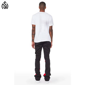 Pantalones Acampanados para hombre Nuevos pantalones acampanados informales para hombre Buena calidad El mejor color liso Pantalón de sudor acampanado hecho a mano - Product Image 6