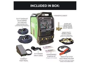 Nouvelle soudeuse à l'arc TIG à impulsions numérique ACDC Everlasst PowerTIG-255EXT pour usage industriel et DIY, 110V/220V double, OEM avec garantie - Product Image 2