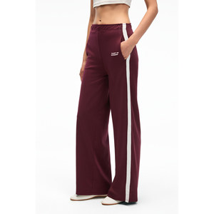 GRIMELANGE FINYARA Women's <b>Oversize</b> Double Pocket Embroidery and Side Stripe Detail <b>Sweatpants</b> - Product Image 3