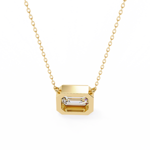 18K Gold <b>Pendant</b> with Stunning Lab Grown Diamond Premium Diamond <b>Pendants</b> & Charms - Product Image 3