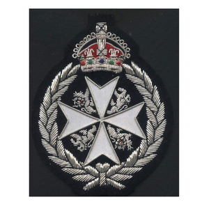 Parches tácticos de hilo de medio estilo personalizados hechos a mano, tela bordada, Cresta de ala de alambre dorado, rango de manga de tela magnética para coser - Product Image 1