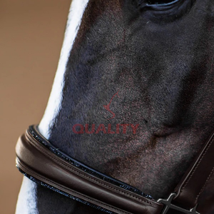 Brida de caballo de cuero para exteriores hecha a mano en estilo sillín inglés con correas ajustables que ofrecen un ajuste personalizado y comodidad superior - Product Image 6