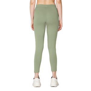 Nouveaux leggings de sport en maille sans couture, respirants, doux, extensibles, à taille haute, avec poche zippée, couleur unie, effet push-up des fesses - Product Image 6