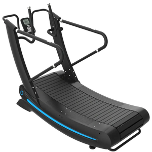 New French Fitness <b>Manual</b> Curve <b>Treadmill</b> with Wireless Heart Rate Test for Cardio Endurance Training - Product Image 1