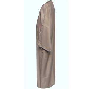 Thobe marocain original pour hommes, vêtement islamique traditionnel de qualité supérieure, crocheté, été, anti-froissement, robe arabe élégante, mode - Product Image 3