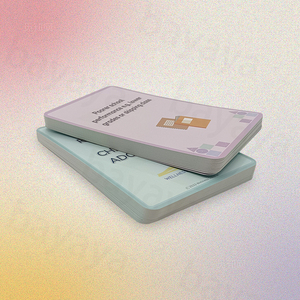 Cartes d'affirmation personnalisées vernies à haute brillance avec boîte de rangement à tiroir robuste - Product Image 3