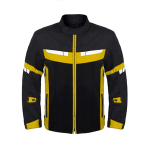 Chaqueta de moto textil impermeable negra/roja para hombre, chaqueta de moto a prueba de viento para Aventuras - Product Image 4