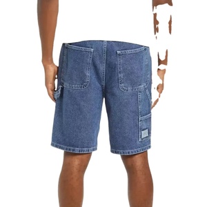Pantalones Cortos de Mezclilla Estilo Urbano para Hombre, Alta Calidad, Precio al por Mayor, Corte Ajustado, Bolsillo Delantero, Lavado Claro, Rectos - Product Image 2