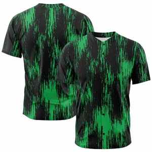 Camiseta de Béisbol Personalizada con Tu Logotipo, Nombre del Equipo, Número, Franjas Completas, Color Personalizado, Talla Grande, 100% Poliéster, ODM - Product Image 6