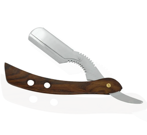 มีดโกนหนวดแบบตรงสำหรับใช้บนใบหน้ามีดโกนหนวดแบบคลาสสิคปลอดภัยทำจากสเตนเลสสตีล - Product Image 3