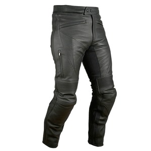 Nouveau pantalon d'équitation de moto en cuir pour femmes avec taille élastique équipement de protection d'hiver pour vêtements décontractés de haute qualité en gros - Product Image 1