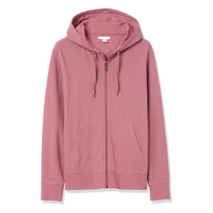 Sudadera con capucha personalizada al por mayor, 100% algodón, forro polar grueso, cuello alto, con cremallera, corta, antiarrugas, para mujer - Product Image 5