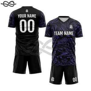 Maillot de football en polyester personnalisable avec nom de l'équipe Impression audacieuse Vente en gros 100% Polyester Football Thaïlande T Shirt Maillot de football - Product Image 2